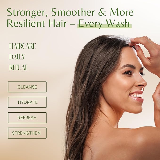 Tea Tree Oil Shampoo and Conditioner Set, Deep Cleansing for Buildup & Oily Scalp, Soothes Itchy Scalp & Refreshes Hair, Sulfate Free, Women & Men, 16 fl oz Each