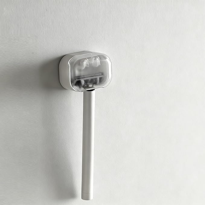 So Nice Shower Razor Holder for Wall - Auto-Closing Dust Cover & No-Drill Mount (Strong Adhesive) | Keeps Razor Clean & Hygienic