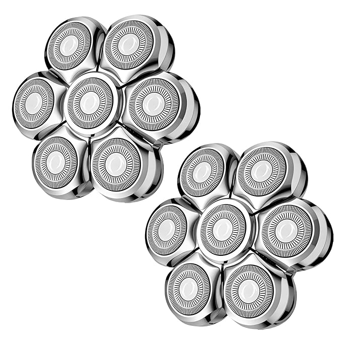 Fit for Cyruzi Replacement Shaver Head,Fit for Shpavver Replacement Heads,2Pack 7D Magnetic Floating Heads Compatible with Cyruzi/SHPAVVER Head Shavers for Bald Men.(2026 Upgraded)