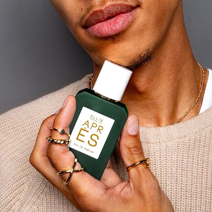 Ellis Brooklyn APRÈS Eau de Parfum, Winter-Inspired Unisex Fragrance with Bourbon, Vanilla & Evergreens, Clean, Long-Lasting, Sustainable Luxury Perfume, Made in the USA, 10ml / 0.33oz