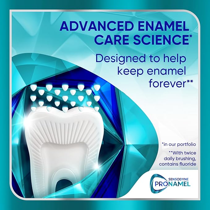 Sensodyne Pronamel Clinical Enamel Strength Toothpaste, Whitening Action, 2.3 oz