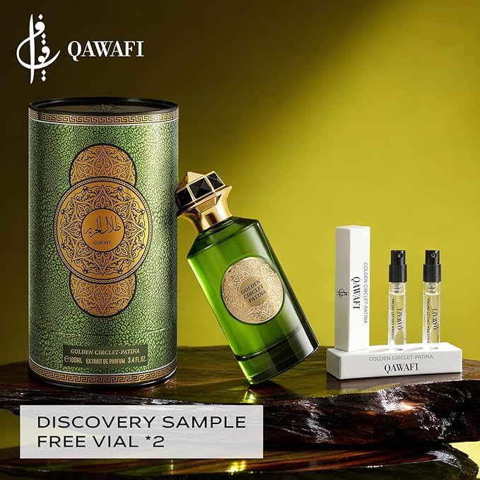Golden Circlet-Patina Long Lasting Perfume For Women & Men –Agarwood, Smoked, Warm And Spicy - Enjoy An All-Day Fragrance Experience, Spray 100 Ml | 3.4 Fl. Oz