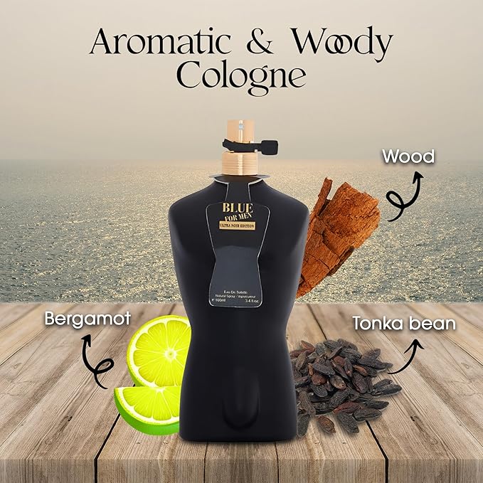 Men's Cologne Gift Set - Variety Pack of 4 Long Lasting Fragrances with 10ml Pheromone Cologne for Men Kit EDP/EDT (Combo B)