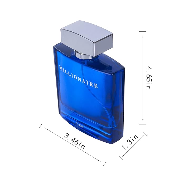 Perfume&Beauty Perfume Eau de Parfume for Men, 3.4 oz Spray Parfume for Men 100 ML- Blue Millionaire