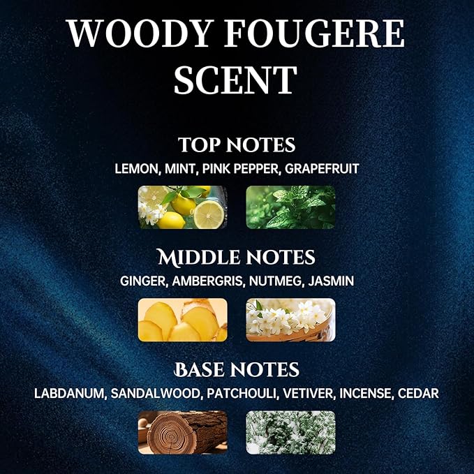 MAJESTY'S SECRET PHEROMAX Pheromone Cologne for Men – Luxury 3.4 fl oz Eau de Parfum Spray with Fresh Woody & Warm Notes, Long-Lasting Pheromone Fragrance Ideal for Office, Date Night, and Gifts