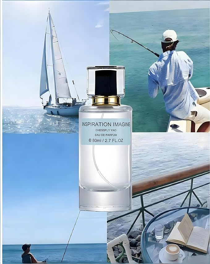 Inspiration Imagine Cologne for Men - Aromatic Citrus & Black Tea, 2.7 Fl Oz / 80ml Eau de Parfum, Mens perfume for Daily & Special Occasion