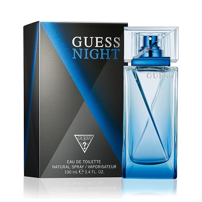 Guess Night Eau de Toilette Spray for Men, 3.4 Ounce