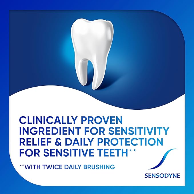 Sensodyne Repair and Protect Mint Toothpaste, Toothpaste for Sensitive Teeth and Cavity Prevention, 3.4 oz