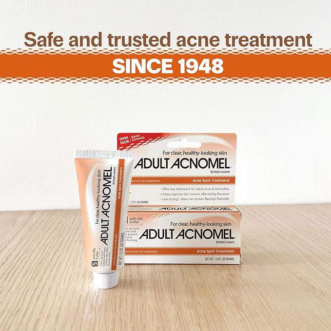 Adult Acnomel Acne Medication Cream, 1.3 Ounces (Pack of 3)