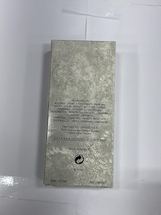 Lapidus by Ted Lapidus 3.3 oz EDT Spray Mens New#
