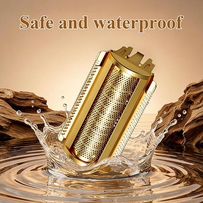 Replacement Foil Blade Compatible with MANSCAPED The Lawn Mower Electric 5.0 Ultra Hair Trimmer,Replacement Clipper Blades Groin Hair Foil Shaver Head for Close Body Hair Grooming(1 PACK GOLD)