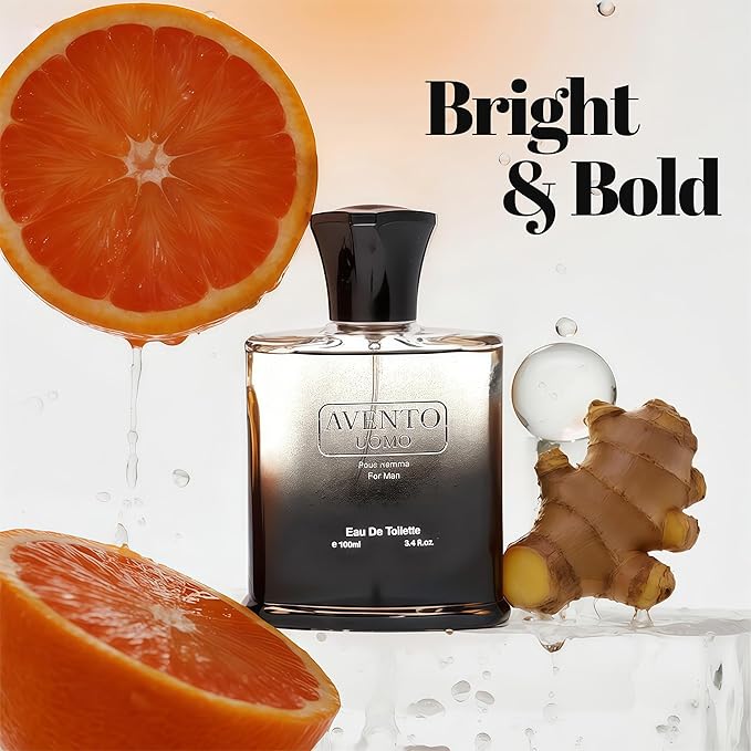 Men's Cologne Eau De Parfume Natural Spray Avento Perfume with Woody Floral & Fruity Masculine Scent 3.4 Fluid Ounce Long Lasting Fragrance