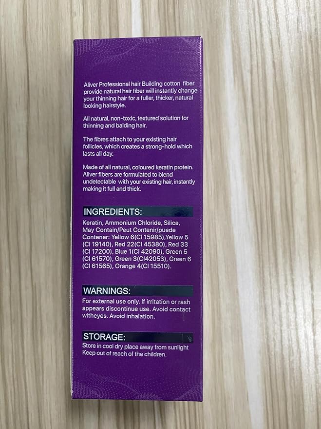Hair Fibers for Thinning Hair for Women - Dark Brown - 27.5g Hair Building Fibers - Instantly Conceals Hair Loss - Revitalize Your Hair, Unlock Thicker, Fuller Tresses