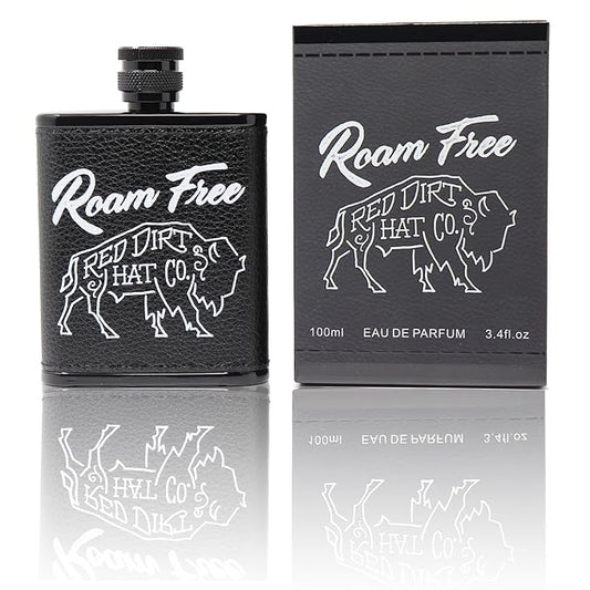 Red Dirt Hat Company Roam Free Cologne for Men - Bold Men's Perfume with Bergamot & Lemon Notes - Men's Body Spray Cologne, Eau de Parfum Fragrance for Everyday Wear & Special Occasions - 3.4 fl oz
