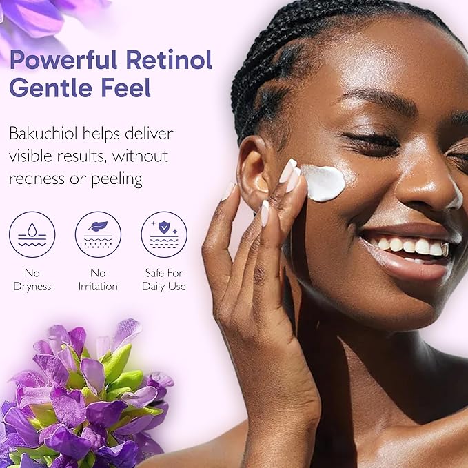 Qaana Collagen Retinol Face Cream for Deep Hydration | Anti-Aging Wrinkle & Fine Line Minimizer with Hyaluronic Acid & Bakuchiol | Day/Night Moisturizer for Women & Men, Made in USA