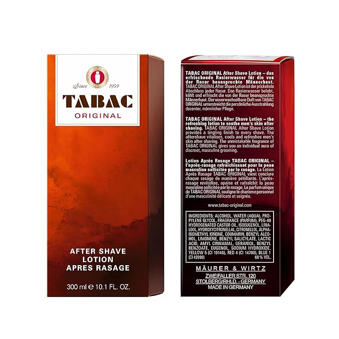 Tabac Original By Maurer & Wirtz For Men. Aftershave 10.1 Oz.