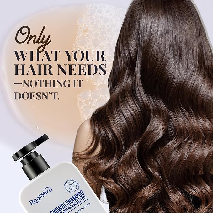 Biotin & Rosemary Shampoo for Hair Growth: Hair Loss Shampoo for Thinning Hair Infused with Nutrient Rich Ingredients for Hair thickening Sulfate Free 16.9 fl oz