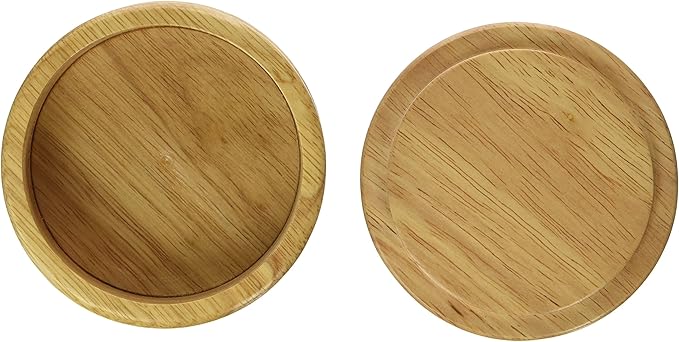 Kingsley Natural Wood Shave Shaving Bowl with Lid