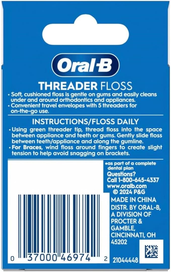 Oral-B Glide Threader Floss (Pack of 4)