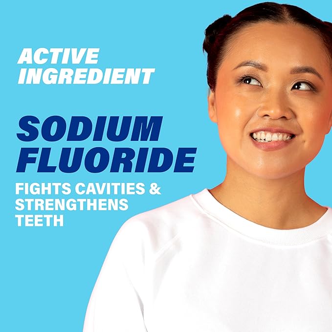 ACT Restoring Zero Alcohol Fluoride Mouthwash 33.8 fl. oz. Strengthens Tooth Enamel, Mint Burst