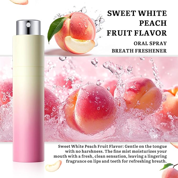 3PCS Fresh Breath Freshener Mouth Spray,Various Flavors Dry Mouth Freshener Spray,Portable Bad Breath Spray Fresheners,Refreshing Travel Size Oral Spray for Adults Oral Care