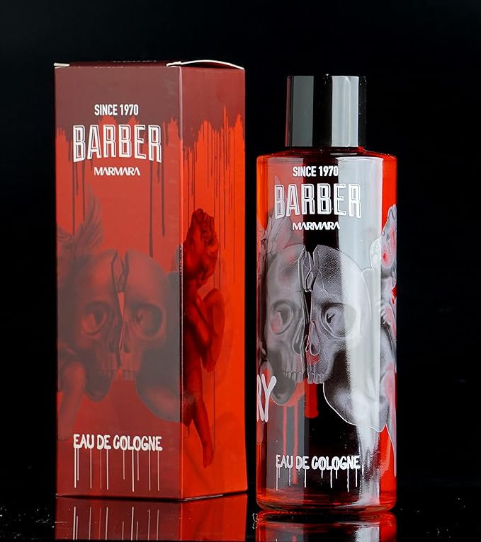 Marmara Barber Cologne - Best Choice of Modern Barbers and Traditional Shaving Fans Limited Edition Glass Bottle in Gift Box (500 ml, Love Memory)