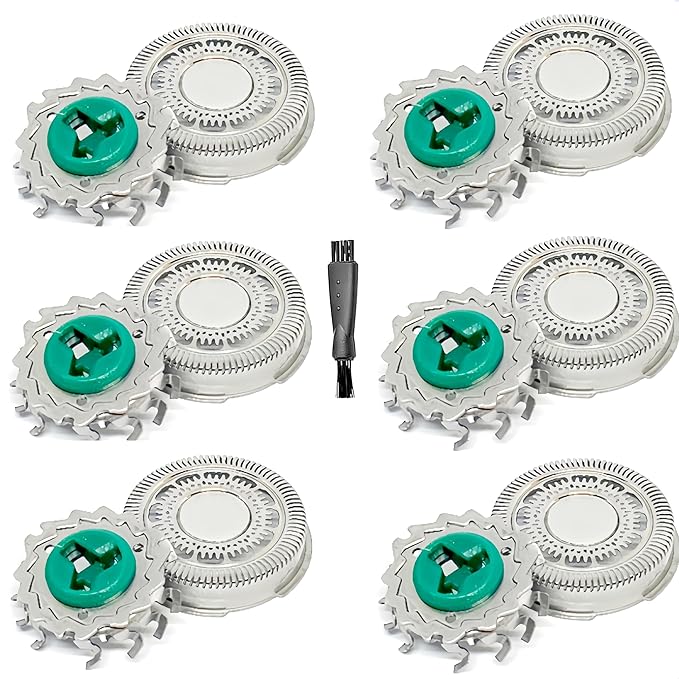SH90 Replacement Heads Compatible with Philips norelco Series 9000(S9xxx) 8000(S8xxx) Shaver, Upgrade SH90 Replacement Head Blades for Philips Shaver 9000, (sh90-6pack)