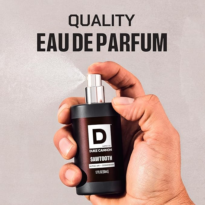 Duke Cannon Proper Cologne Sampler for Men, 3-pack – Sawtooth, Seawolf, Palomino, 1.7 fl oz