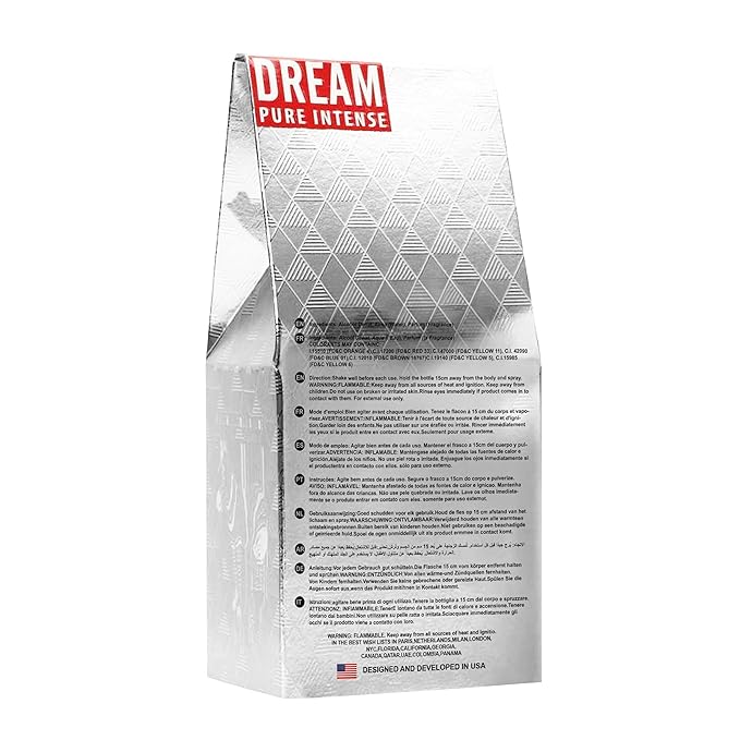 Hybrid & Company Dream Pure Intense For Men Eau De Parfum Vaporisateur Natural Spray 3.4 Fl Oz