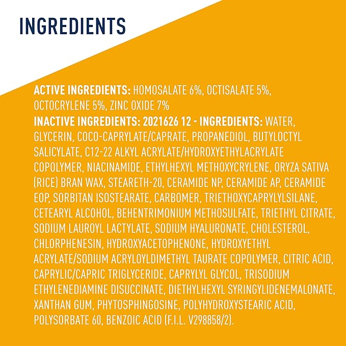 CeraVe Hydrating Sheer Sunscreen with SPF 30 for Face and Body,Mineral&Chemical Sunscreen for Men&Women with Zinc Oxide,Hyaluronic Acid and Ceramides,Paraben-Free + Fragrance-Free,5 Ounces,(Pack of 2)