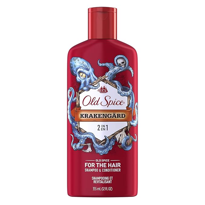 Old Spice Krakengard 2 in 1 Mens Shampoo and Conditioner, 12 Ounce