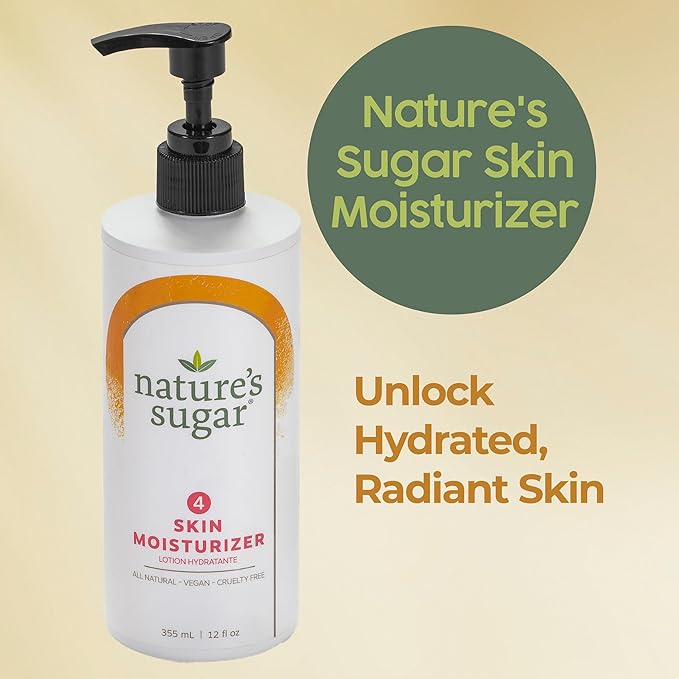 Nature’s Sugar After Wax Care Lotion - Hydrating Moisturizer for Sensitive Skin - Brazilian Wax Aftercare Moisturizer for Women & Men - Cooling Post-Shave Care Esthetician Essentials - 355ml/12 fl oz