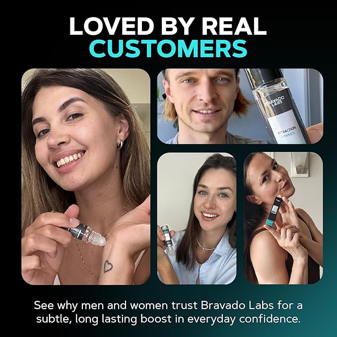 Premium Unisex Pheromones Cologne – Long-Lasting Pheromoes for Men & Women - Attract and Boost Confidence – Daily Wear Fragrance - Roll-On - Made in USA