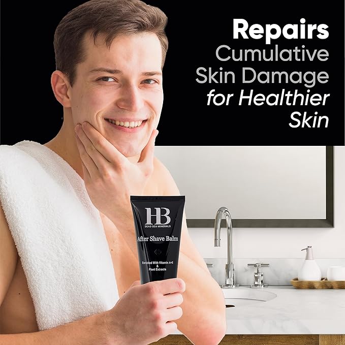 HB After Shave Balm for Men Moisturizer - After Shave Lotion for Men A, & E Plus Aloe Vera and Natural Botanical Extracts Soothes 150ml