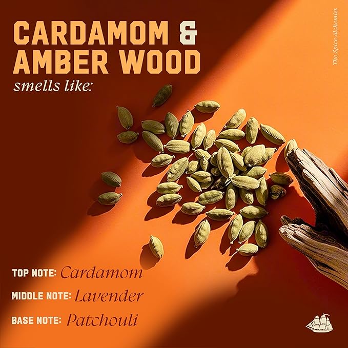 Old Spice Men's Shampoo, The Spice Alchemist Collection, Cologne-Infused Cardamom and Amber Wood Scent, Free of Parabens & Phthalates, 21.9 fl oz