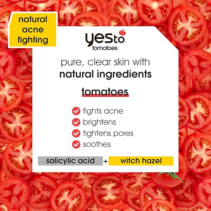 Yes To Tomatoes Clear Skin Blemish Clearing Facial Wipes, 30 Count