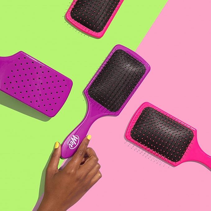 Wet Brush Paddle Detangler, Pink (Pack of 2)