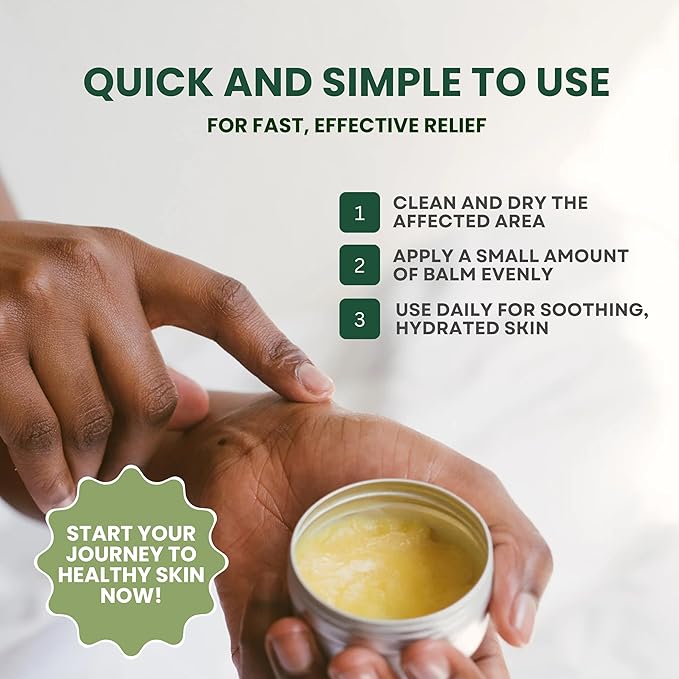 Tea Tree Oil MaxTherapy Balm, Itchy Skin Relief, Soothing for Rashes, Jock Itch, Athlete’s Foot, Chafing, Insect Bites, Folliculitis, Dry Sensitive Skin, Effective & Safe for All Ages, 1-Pack