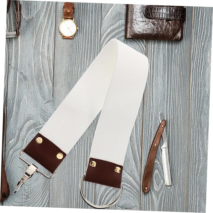 NOLITOY Dual Layer Canvas Strop Professional Barber Shaving Strap for Straight Sharpening Portable and Design to Maintain Sharpness and Reduce Shaving Irritation