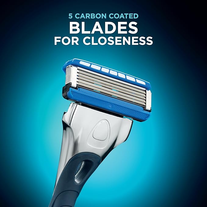 Wilkinson Hydro 5 Skin Protection Razor, 13 Blade Refills, Enriched Lubricating Band with Pro Vitamin B5, Multicolor (1 Count, Box)