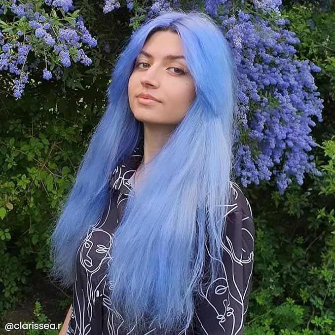 Arctic Fox Semi-Permanent Hair Dye, Vegan & Cruelty-Free, Pastel Blue Periwinkle, Ammonia-Free, Conditioning Color, For All Hair Types, 8 Fl Oz (Pack of 2)