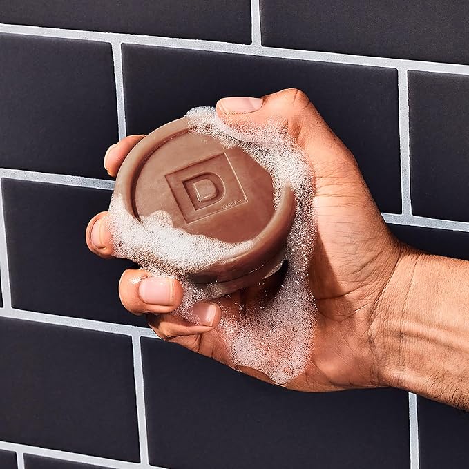 Duke Cannon Supply Co. Bar Soap Puck - Men's Rounded Bar Soap with Masculine Scents - Disc-Shaped Mens Soap - Hydrating & Deep Cleaning - All Skin Types - Bourbon, 5 oz