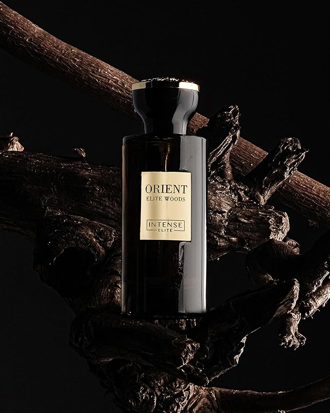 INTENSE ELITE Orient Elite Woods Luxurious Eau de Parfum for Men 100ML (3.4Oz), Long Lasting Arabian Perfume For Men With Saffron, Rose & Leathery Notes