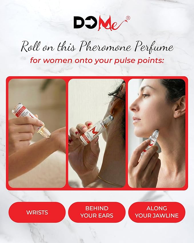 Do Me Pheromones Perfumes for Woman - Take your Charm to a New Level - Alluring Enhanced Scents in a Convenient Roll On Perfume Oil Bottle - Confidence with Every Swipe 0.34oz