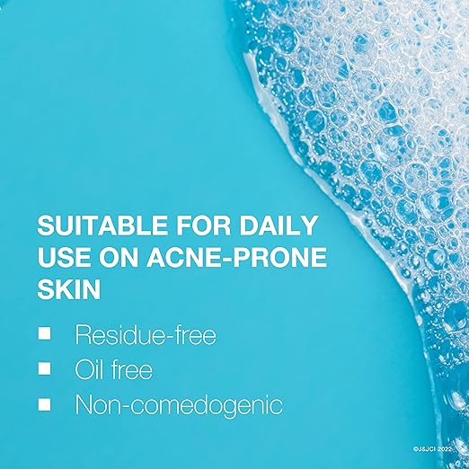 Neutrogena Oil-Free Acne Face Wash, Breakout Prone Skin Facial Cleanser with 2% Salicylic Acid Acne Treatment for Face, 6 fl. oz (Pack of 2)
