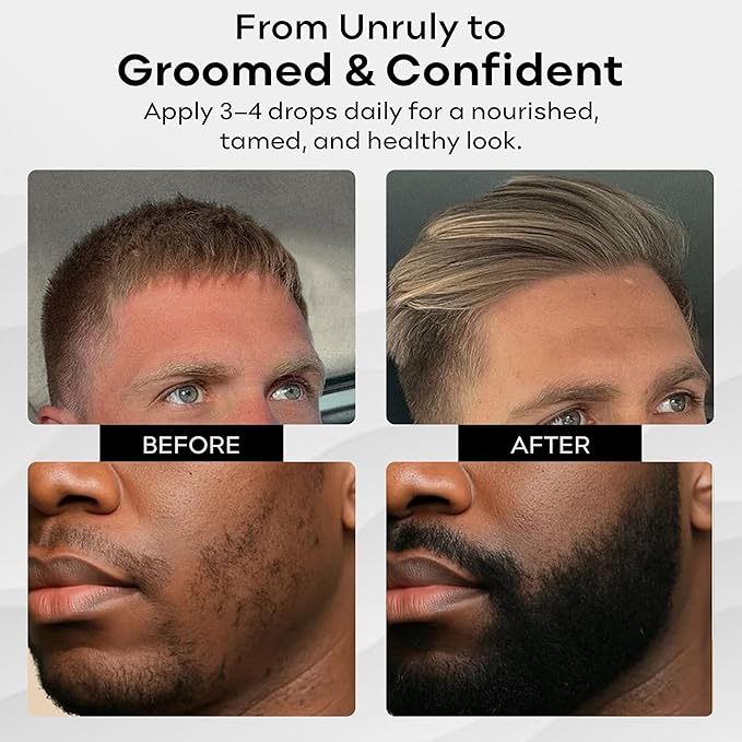 BAHAWAT Beard Oil -Premium Beard Oil Conditioner & Softener - Barbershop scent- Eliminates Beard Itch, Promote a Healthy, Full Beard, Natural Ingredients, 2 ounce.