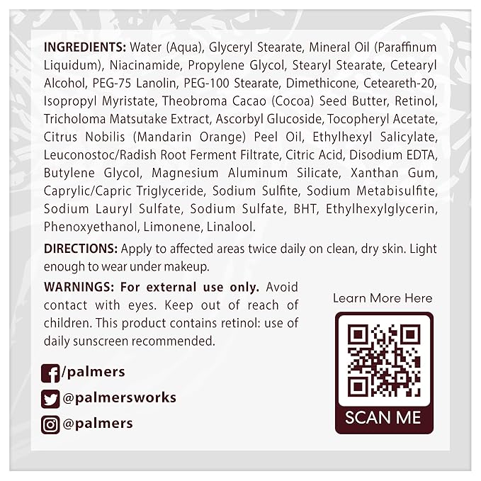 Palmer's Cocoa Butter Formula Eventone Fade Cream, Anti-Dark Spot Fade Cream with Vitamin E and Niacinamide, Helps Reduce Dark Spots & Age Spots, 2.7 Ounce