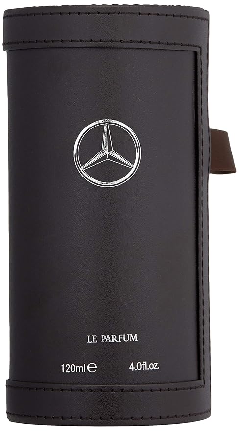Mercedes Benz - Le Parfum - Irresistible Fragrance For Men - Wood And Leather Scent - For Dynamic, Leading Personalities - Pink Pepper, Bergamot, Violet Leaves, Amber Notes - Eau De Parfum - 4 Fl Oz
