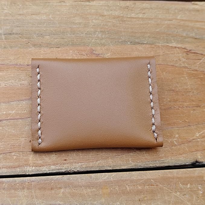 Handmade Leather Safety Razor Travel Cover, Double Edge Razor Head Protective Sheath For men Fits Most Safety Razors (Yellow)
