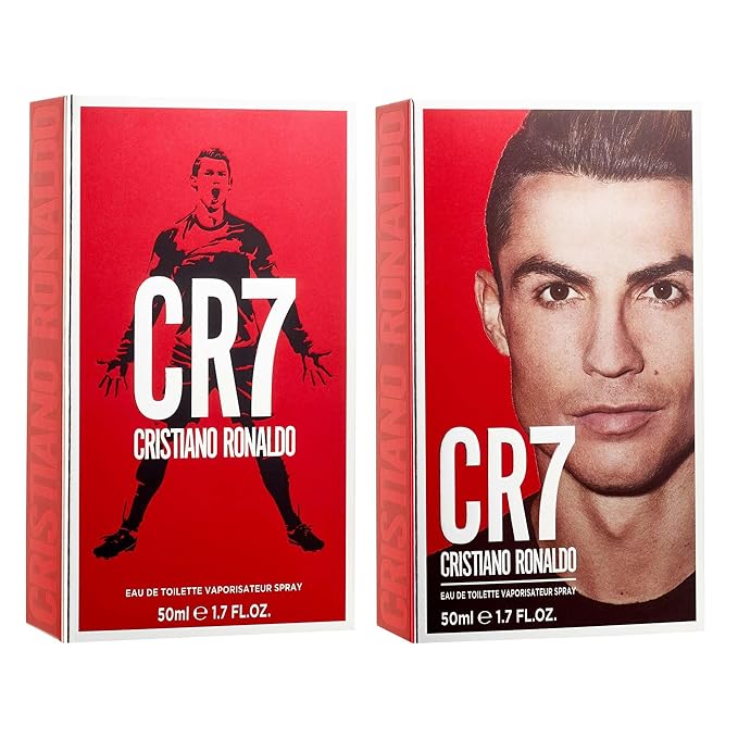 CR7 Cristiano Ronaldo - Eau De Toilette Cologne Scent for Men - Woody, Musky Men's Scent with Lavender, Cardamom, Tobacco, and Cedar - 1.7 oz